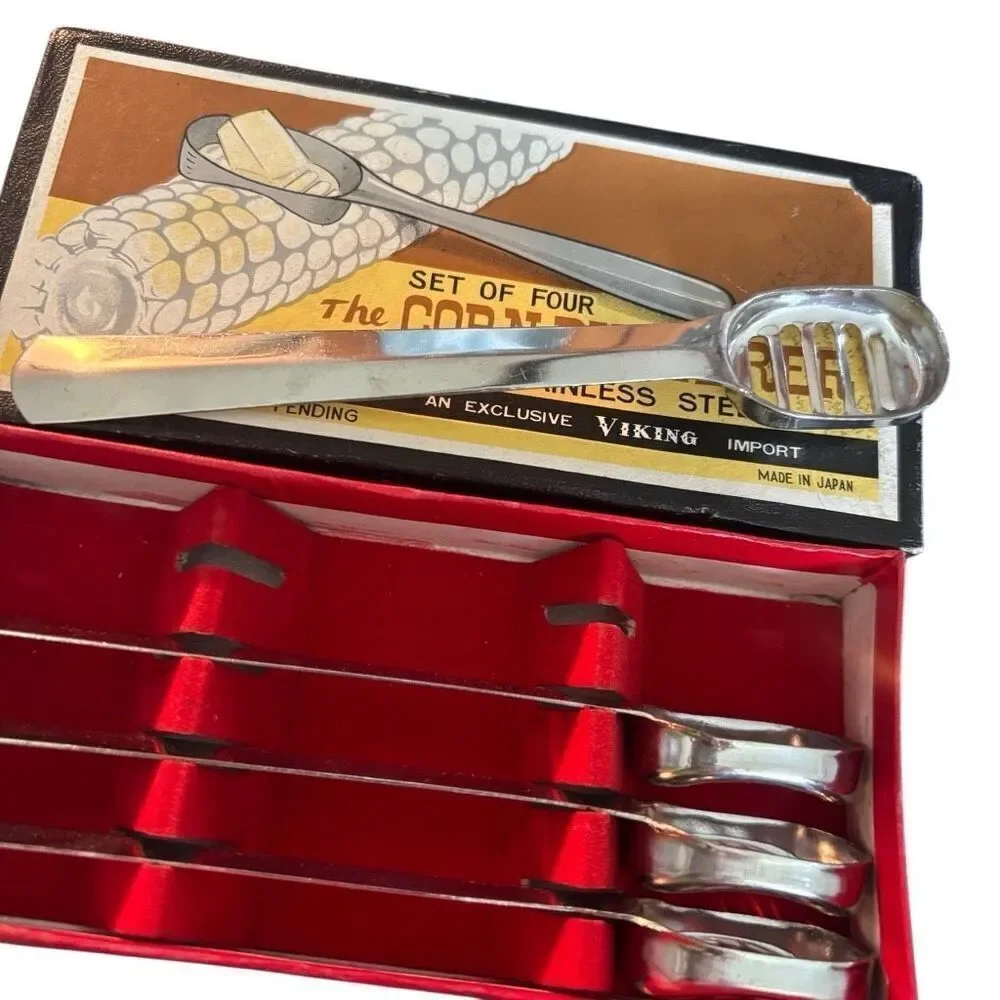 The Corn Butterer 19-8 Stainless Steel Set Of Four Japan